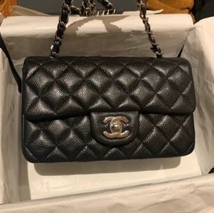 Chanel Caviar Rectangle Mini Purse